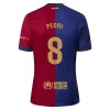 Original Trikotsatz FC Barcelona Pedri 8 Heimtrikot 2024-25 Für Kinder